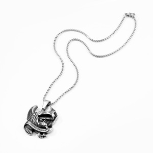 Collar con colgante de águila de acero inoxidable para hombre, accesorio de moda Punk Retro, colgantes temáticos de regalo, diseño geométrico SP979 - Product Image 5