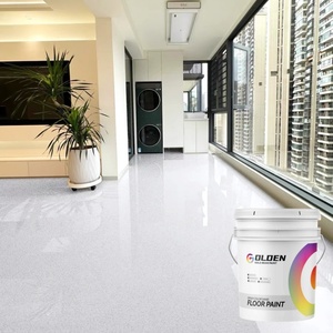 DEQI Epoxy Colored Sand <b>Floor</b> Paint Liquid Coating for <b>Brush</b> Application - Product Image 3