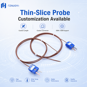 Cable Termoeléctrico Tipo T TT-T-24-SLE, Conector Mini, Sonda <span class=keywords><strong>de</strong></span> Sensor <span class=keywords><strong>de</strong></span> <span class=keywords><strong>Temperatura</strong></span> con Aislamiento PFA, <span class=keywords><strong>Aplicación</strong></span> Criogénica, OEM/ODM, IP65 - Product Image 3