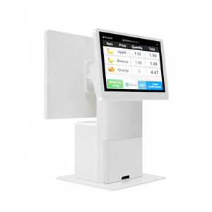 White Color All One System Commercial Cash Register Android OS 11.6-inch Capacitive Touch Screen Built-in 80mm - Product Image 2