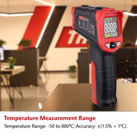 Termometer inframerah tanpa kontak industri untuk minyak air makanan suhu tinggi 880°C