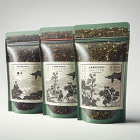 Sachet Mylar Doypack 3OZ Vide Refermable Imprimé Personnalisé et Recyclable pour Emballage de Café, Bonbons et Thé