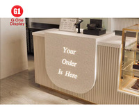 Maßgeschneidertes Ladeninterieur-Design, Moderne Kaffeehausmöbel, Holztheke für Cafés, Kaffeehausdesign