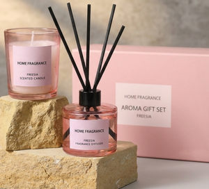 Juego de Velas Aromáticas <span class=keywords><strong>y</strong></span> Difusores en Caja de Regalo, con Difusor de Varillas <span class=keywords><strong>y</strong></span> Vela Perfumada - Product Image 1
