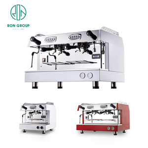 Cafetera Espresso Comercial de Acero Inoxidable con Control Manual Eléctrico para Oficina, Hotel y Catering - Product Image 1