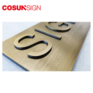 Cosun tùy chỉnh ADA dấu hiệu phòng khách sạn dấu hiệu Nhà Số cửa tấm với ADA Braille khách sạn signages - Product Image 4