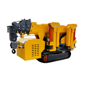 Мини-электрический телескопический кран RST L-259, мини-кран-паук, гусеничный подъемник с вылетной стрелой, 3-тонный кран-паук с сертификатом CE - Product Image 1