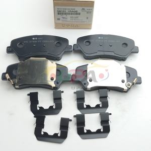 Kit de pastillas de freno de disco delantero de buena calidad y económico 58101-1RA00 58101 1RA00 para Hyundai Accent/Verna 581011RA00 - Product Image 2