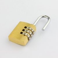 Cadenas de sécurité en laiton de haute qualité à 3 et 4 chiffres avec logo personnalisé et mot de passe d'usine. Verrou