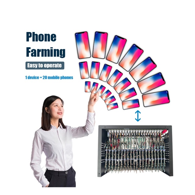 Samsung S8 S9 S10 S20 Z Flip Compatible Phone Farm Server 20 Slot USB OTG Wholesale Android Motherboard Batch Automation Hub