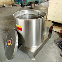 Machine industrielle automatique à moteur pour l'élimination de l'huile des aliments frits et des chips en acier inoxydable, prix usine