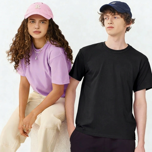 T-shirt décontracté d'<span class=keywords><strong>été</strong></span> pour homme 100 % coton, imprimé <span class=keywords><strong>photo</strong></span>, respirant, col rond, manches courtes, coupe classique, tricoté 180g - Product Image 1