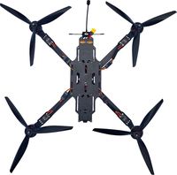 Kit de drone de course FPV de 13 pouces à monter soi-même, moteur sans balais, charge utile de 7 kg, 5,8 G, 48 canaux, 3 W, 15 km, kit de drone RC