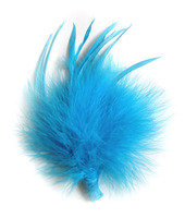 Chapeau en plumes de dinde teintes sur mesure, épingle à chapeau en plumes pour artisanat DIY, chapeau de cowboy pour homme, costume, cosplay, accessoire de coiffure