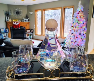 Verre de Whisky transparent en cristal, verres de dégustation personnalisés - Product Image 6