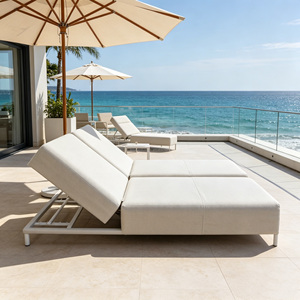 Cama Reclinable Moderna para Exteriores, Resistente al Agua, de Secado Rápido, de Algodón, para Patio, Hotel y Jardín - Product Image 1