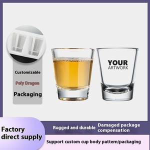 45ml một SIP ANSI Shot Glass Ý phong cách Espresso Cup Korean phong cách rượu vang thủy tinh cho hộ gia đình sử dụng cho các cặp vợ chồng rượu mạnh - Product Image 5