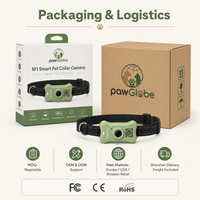 Collier GPS pour animaux de compagnie avec caméra WiFi 4G, appel vidéo 1080P, localisation en temps réel pour chiens, chats, promenades, randonnées, voyages