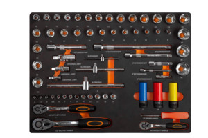 Armoire à outils en métal pour garage avec outils à main d'atelier - Product Image 2
