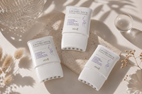 Tube souple PE vide personnalisé avec bouchon de massage à 5 billes métalliques pour crème liftante du cou, emballage cosmétique pour soins du cou