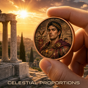 Pièce de collection de guerrier romain en cuivre fin .999 de 1 oz, médaillon commémoratif personnalisé avec portrait d'aigle SPQR, vente en gros - Product Image 2