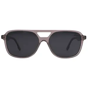 Super light weight double bridge sunglasses with polarized lens