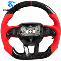 Volant personnalisé en fibre de carbone pour Dodge Charger Scat Pack Rt Challenger Durango Hellcat SRT SRT8 Chargeur Accessoires