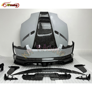 ชุดแต่งคาร์บอนไฟเบอร์แบบฟอร์จบางส่วน สำหรับ <span class=keywords><strong>Ferrari</strong></span> 812 Superfast GTS พร้อมสปอยเลอร์ฝากระโปรงหน้า - Product Image 3