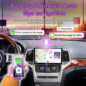 Radio para <span class=keywords><strong>Jeep</strong></span> <span class=keywords><strong>Grand</strong></span> <span class=keywords><strong>Cherokee</strong></span> 08-12, Fabricante Original, 4 Núcleos, 2+64 GB, Android 13.0, Radio Universal para Auto, GPS, Navegación, Reproductor Multimedia - Product Image 4