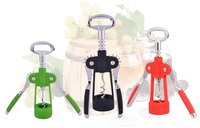 Ouvre-bouteille à vin en alliage de zinc et ABS avec style classique, facile à utiliser pour les bars et la maison