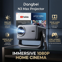 Nouveau projecteur portable Dangbei N3 Max 1000lm 1080P Full HD 4K, cinéma maison intelligent, prend en charge HDR10/HLG pour l'audio
