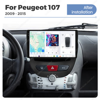 MEKEDE DUDU7 Car-play navegación GPS 2K pantalla reproductor Multimedia Android coche Audio Radio Auto para Peugeot 107 2009-2015