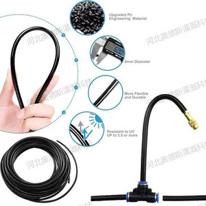 Système d'irrigation par micro-pulvérisation de 50 pieds avec 12 buses et connecteurs pour le refroidissement et l'arrosage des jardins - Product Image 3