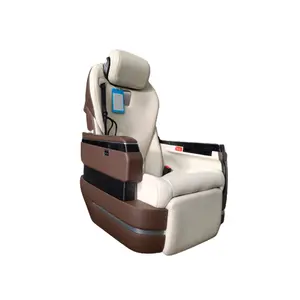 Pneumatic Lumbar Support Customized Leather Luxury Car Seat Chairs For Modification MPV RV Limousine Van Minibus Motorhome Campe