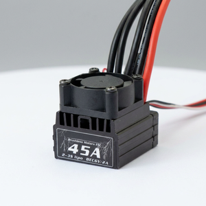มอเตอร์ไร้แปรงถ่าน 25A ESC 2-3s กันน้ำ สำหรับรถบังคับวิทยุ RC 1/10 1/16 1/18 ของเล่นรถยนต์ อุปกรณ์เสริมสำหรับรถโมเดล - Product Image 1