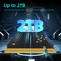 قرص صلب داخلي GEESTOR P4-2TB NVMe M.2 2280 SSD بسعة 2 تيرابايت PCIe جديد بسرعة قراءة 7300 ميجابايت/ثانية وسرعة كتابة 6700 ميجابايت/ثانية