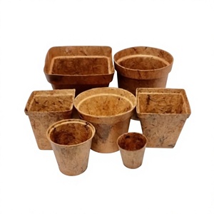 Maceta de Fibra de Coco Ecológica de Alta Calidad para Uso en Interiores y Exteriores, Duradera, Hecha en Vietnam por Eco2go - Product Image 1