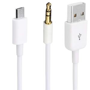 كابل توصيل صوتي <span class=keywords><strong>2</strong></span> في 1 من مايكرو يو إس بي إلى يو إس بي و3.5 ملم للسماعات لهواتف سامسونج I9300 وI9220 - Product Image 5