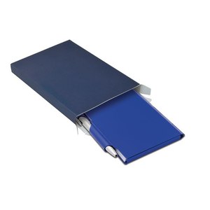 MemoBlock tascabile in alluminio con penna carta magnetica a foglia larga per la scrittura e la cancelleria dell'ufficio scolastico per uso regalo - Product Image 2