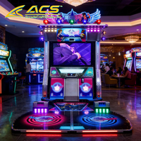 Machine de jeu d'arcade interactive ACS Dance, plateforme rythmique, équipement de divertissement commercial intérieur, métal, espagnol/japonais