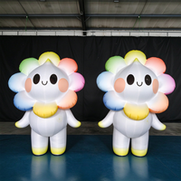 Costume de mascotte gonflable commercial en forme de carthame, en tissu Oxford, pour adulte, personnage de dessin animé, pour événements, défilés et promotion