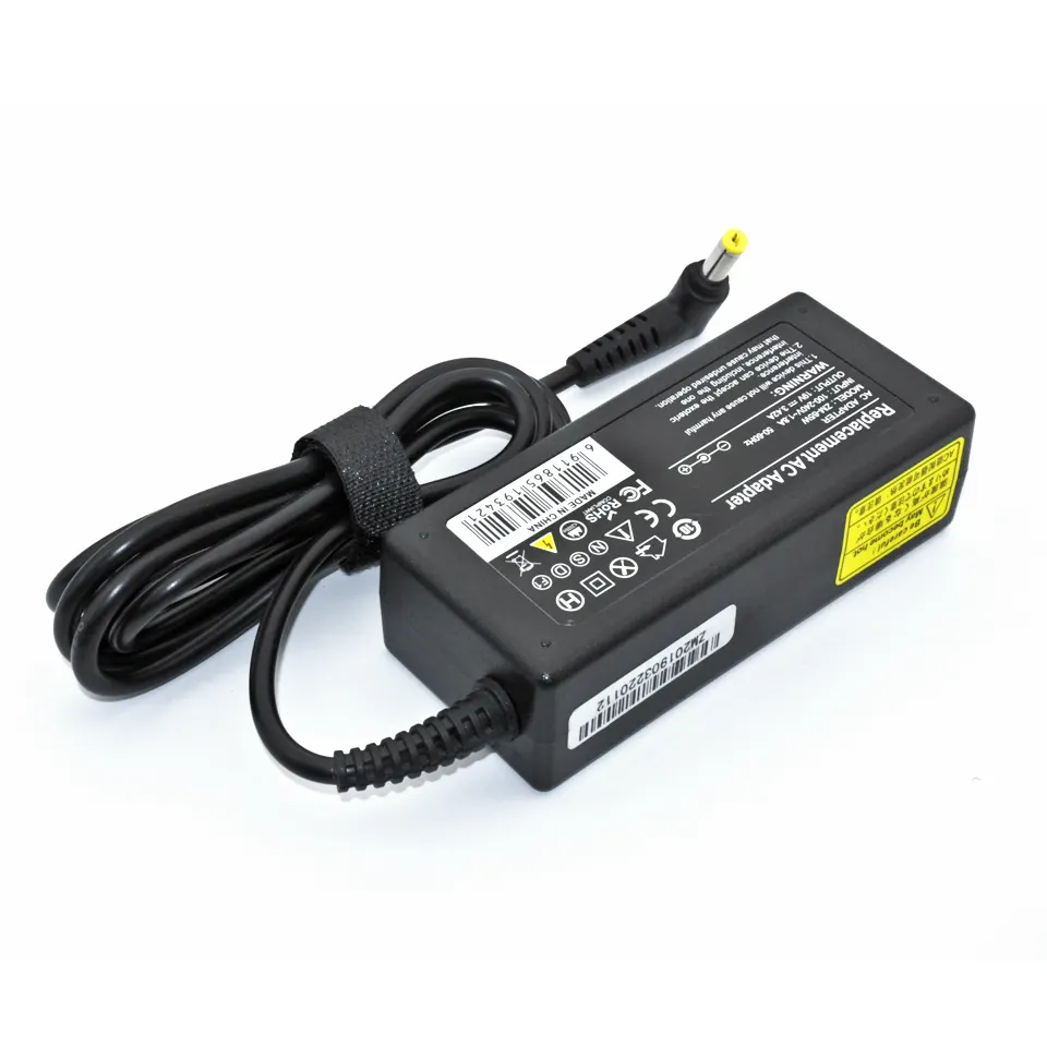 CE FCC ROHSアダプタ19v 3.42aオリジナル充電器ノートブックACERのための65ワットアダプタと電源コード