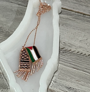 Màu sắc cổ điển palestine kuffiya Vòng Cổ Phụ Kiện palestine palestine món quà palestine quần áo xe gương chiếu hậu trang trí - Product Image 5