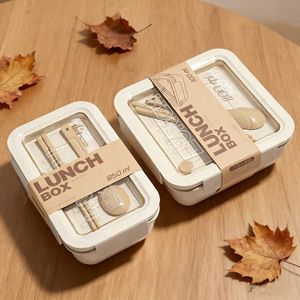 Microwave Safe Plastic Compartment Lunch <b>Box</b>, Lightweight Bento <b>Box</b> for Students & Office Workers, Diet Food <b>Container</b> - Product Image 3