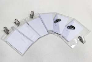 <span class=keywords><strong>Porte</strong></span>-badges en PVC <span class=keywords><strong>à</strong></span> clipser pour employés, pour exposition en gros, <span class=keywords><strong>porte</strong></span>-badges avec clip métallique - Product Image 5