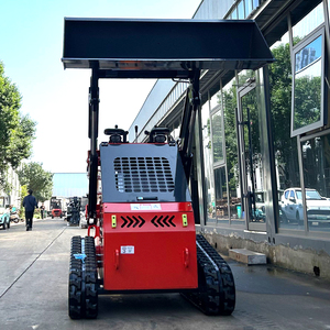 Giao Hàng nhanh mini máy xúc Skid chỉ đạo backhoe loader file đính kèm thủy lực Trái Đất Auger/Digger/búa/Breaker/quét - Product Image 5