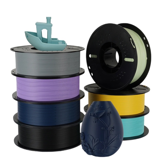 Creat3D Factory Matte PLA 3D Printer Filament 1.75mm 1kg/spool Imported Pure Raw Material Matte Surface  PLA 3D Filament