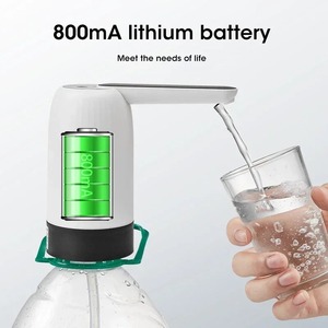 Pompe à eau pour bouteille, pompe à eau électrique avec interrupteur automatique, distributeur d'eau portable rechargeable par USB - Product Image 4