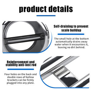 <span class=keywords><strong>Support</strong></span> de <span class=keywords><strong>canne</strong></span> à pêche pour bateau d'exploration, en acier inoxydable à trois sections, résistant au vent et aux vagues - Product Image 4