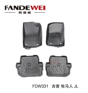 Alfombrillas de goma TPV impermeables para coche, alfombrilla para maletero para JEEP WRANGLER JK JL Gladiator JT MAZDA BT50 CX30 <span class=keywords><strong>CX3</strong></span> CX5 CX8, alfombra para maletero - Product Image 2